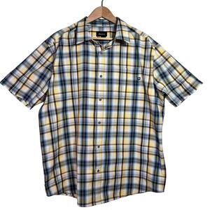 Marmot Shirt Men XXL Plaid Dobson Short Sleeve Casual Workwear‎ Hiking Outdoors